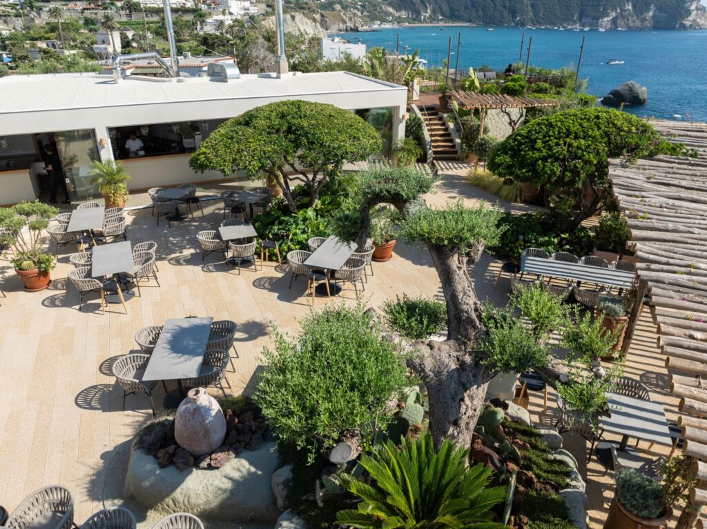 Restaurace na ostrově Ischia