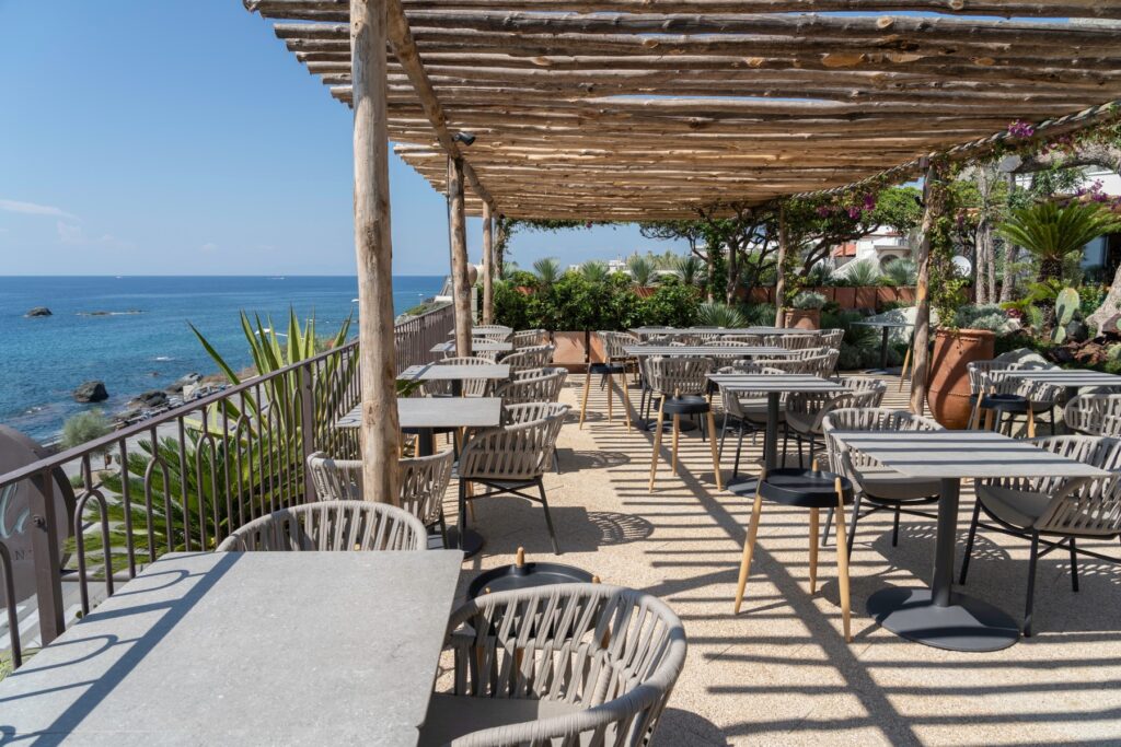 Restaurace na ostrově Ischia